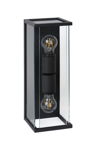 CLAIRE - Applique murale Intérieur/Extérieur - 2xE27 - IP54 - Anthracite