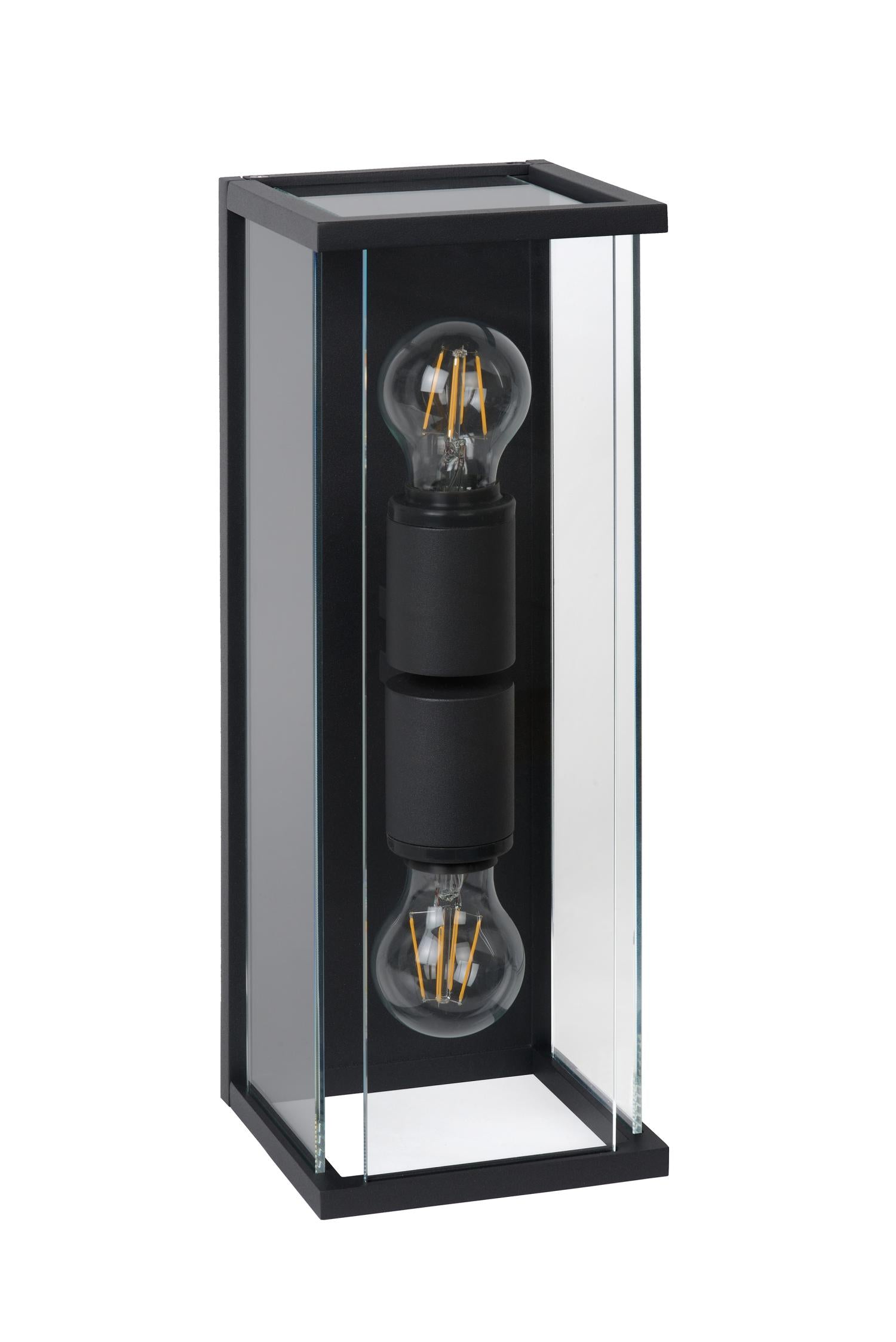 CLAIRE - Applique murale Intérieur/Extérieur - 2xE27 - IP54 - Anthracite