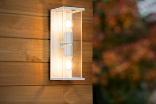 CLAIRE - Wall light Indoor/Outdoor - 2xE27 - IP54 - White