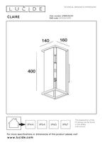 CLAIRE - Wall light Indoor/Outdoor - 2xE27 - IP54 - White