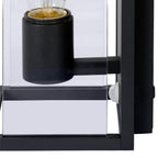 CLAIRE - Wandlamp Binnen/Buiten - 1xE27 - IP54 - Beweging & dag/nacht sensor - Antraciet