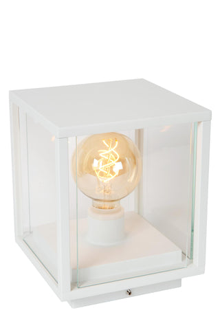 CLAIRE - Lampe socle - 1xE27 - IP54 - Blanc