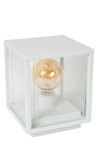 CLAIRE - Lampe socle - 1xE27 - IP54 - Blanc