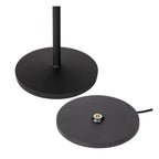 JUSTINE - Oplaadbare Tafellamp Binnen/Buiten - Accu/Batterij - LED Dimb. - 1x2W 2700K - IP54 - Met draadloos oplaadstation - Zwart