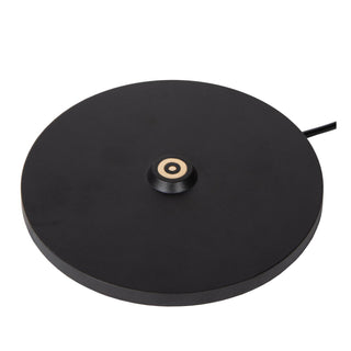 JUSTINE - Oplaadbare Tafellamp Binnen/Buiten - Accu/Batterij - LED Dimb. - 1x2W 2700K - IP54 - Met draadloos oplaadstation - Zwart