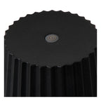 JUSTINE - Oplaadbare Tafellamp Binnen/Buiten - Accu/Batterij - LED Dimb. - 1x2W 2700K - IP54 - Met draadloos oplaadstation - Zwart