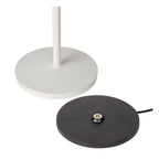 JUSTINE - Lampe de table rechargeable Intérieur/Extérieur - Batterie/Pile - LED Var. - 1x2W 2700K - IP54 - Avec station de charge sans fil - Blanc