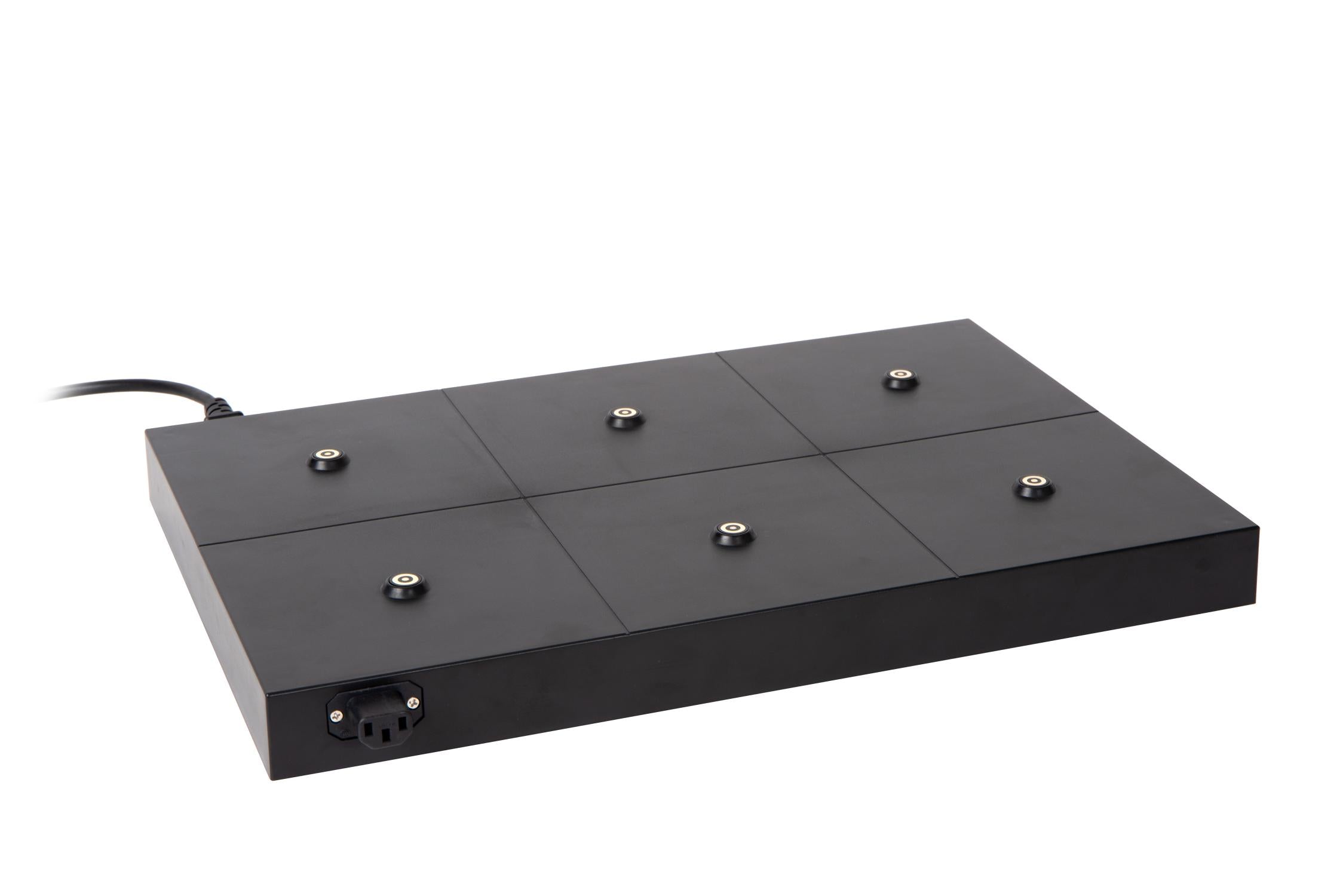 THE DOCK - Draadloze oplader / oplaadstation / Wireless charger - Max. 6 lampen - Zwart