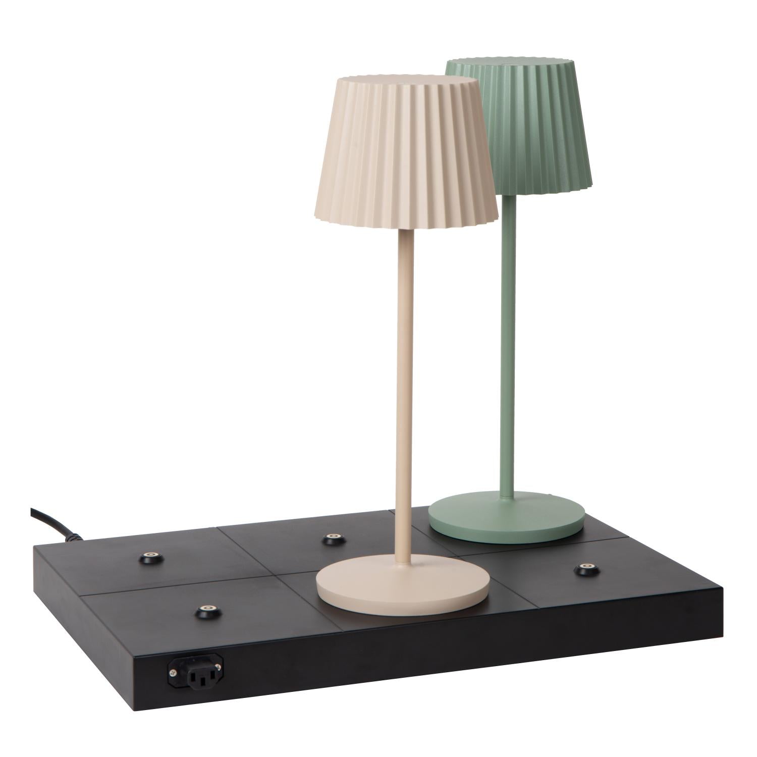 THE DOCK - Draadloze oplader / oplaadstation / Wireless charger - Max. 6 lampen - Zwart