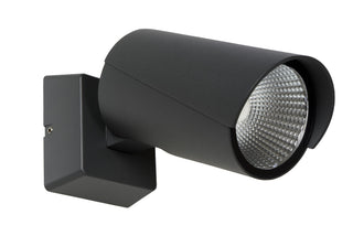 MANAL - Wandspot / Wandlamp Binnen/Buiten - LED - 1x13W 3000K - IP65 - Antraciet