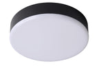 CERES-LED - Plafonnière Badkamer - Ø 21,5 cm - LED Dimb. - 1x30W 3000K - IP44 - Zwart
