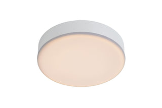 CERES-LED - Plafonnière Badkamer - Ø 21,5 cm - LED Dimb. - 1x30W 3000K - IP44 - Wit