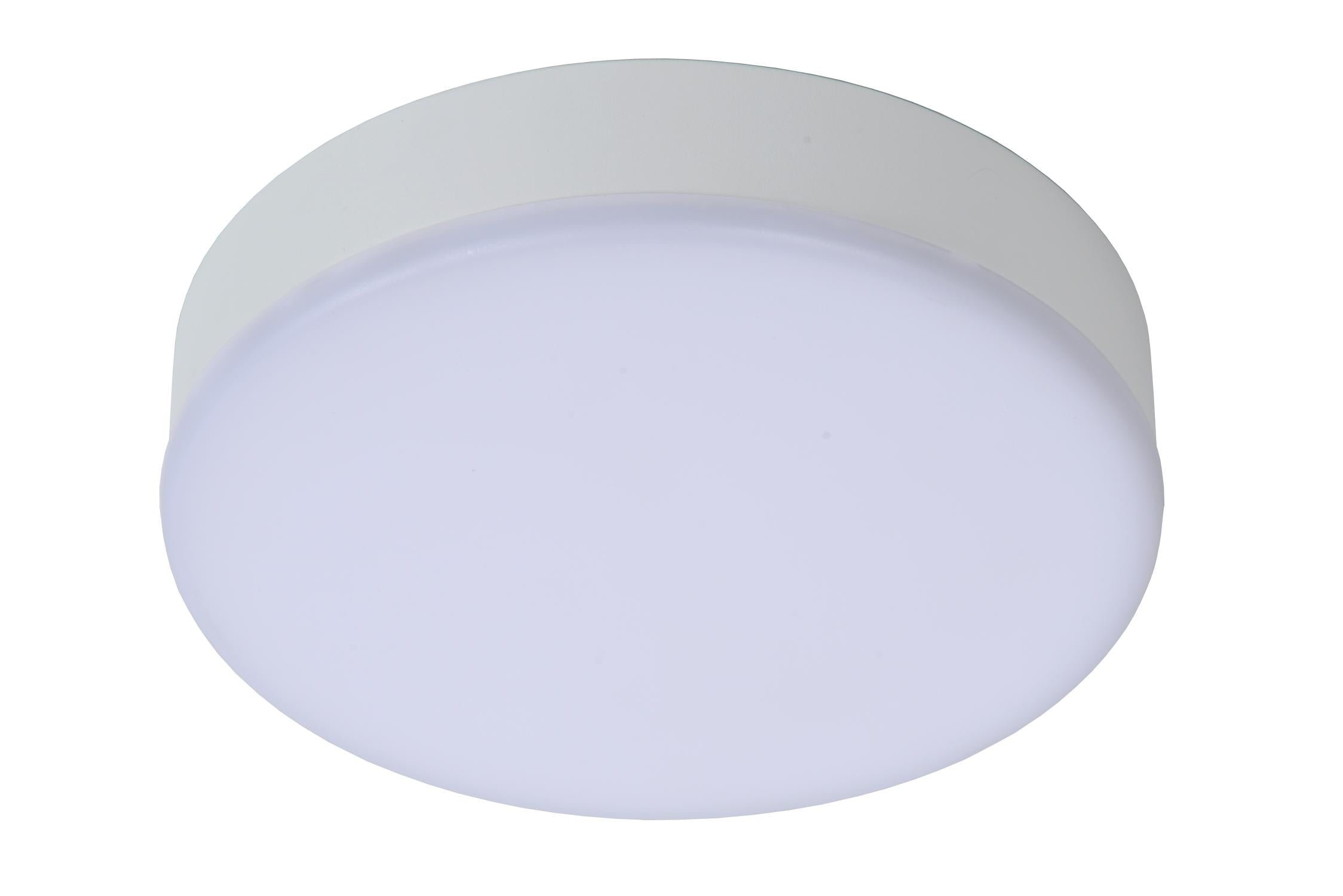 CERES-LED - Plafonnière Badkamer - Ø 21,5 cm - LED Dimb. - 1x30W 3000K - IP44 - Wit
