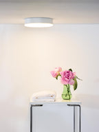 CERES-LED - Plafonnière Badkamer - Ø 21,5 cm - LED Dimb. - 1x30W 3000K - IP44 - Wit