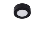 BRICE-LED - Plafonnier Salle de bain - Ø 11,7 cm - LED Var. - 1x8W 3000K - IP44 - Noir