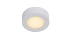BRICE-LED - Plafonnière Badkamer - Ø 11,7 cm - LED Dimb. - 1x8W 3000K - IP44 - Wit