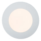 BRICE-LED - Plafonnière Badkamer - Ø 11,7 cm - LED Dimb. - 1x8W 3000K - IP44 - Wit