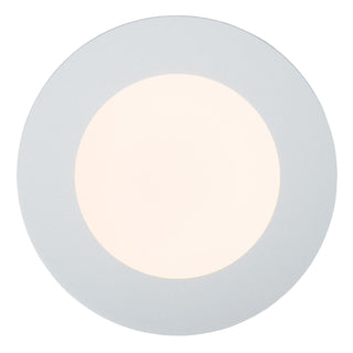 BRICE-LED - Plafonnière Badkamer - Ø 11,7 cm - LED Dimb. - 1x8W 3000K - IP44 - Wit