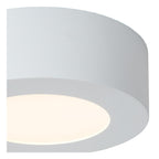 BRICE-LED - Plafonnière Badkamer - Ø 11,7 cm - LED Dimb. - 1x8W 3000K - IP44 - Wit