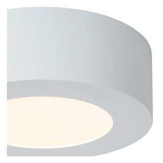 BRICE-LED - Plafonnière Badkamer - Ø 11,7 cm - LED Dimb. - 1x8W 3000K - IP44 - Wit