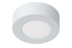BRICE-LED - Plafonnière Badkamer - Ø 11,7 cm - LED Dimb. - 1x8W 3000K - IP44 - Wit