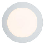 BRICE-LED - Plafonnière Badkamer - Ø 18 cm - LED Dimb. - 1x12W 3000K - IP44 - Wit