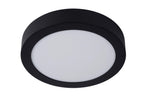 BRICE-LED - Ceiling light Bathroom - Ø 24 cm - LED Dimmable - 1x15W 3000K - IP44 - Black