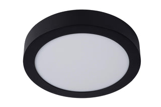 BRICE-LED - Ceiling light Bathroom - Ø 24 cm - LED Dimmable - 1x15W 3000K - IP44 - Black