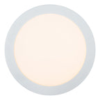 BRICE-LED - Plafonnier Salle de bain - Ø 24 cm - LED Var. - 1x15W 3000K - IP44 - Blanc