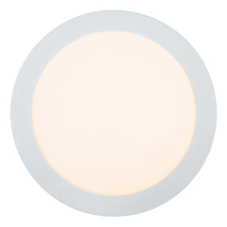 BRICE-LED - Plafonnier Salle de bain - Ø 24 cm - LED Var. - 1x15W 3000K - IP44 - Blanc