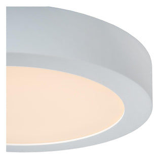 BRICE-LED - Plafonnier Salle de bain - Ø 24 cm - LED Var. - 1x15W 3000K - IP44 - Blanc