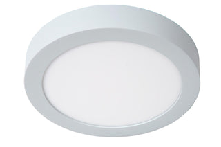 BRICE-LED - Plafonnier Salle de bain - Ø 24 cm - LED Var. - 1x15W 3000K - IP44 - Blanc