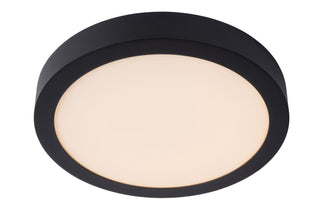 BRICE-LED - Plafonnier Salle de bain - Ø 30 cm - LED Var. - 1x30W 3000K - IP44 - Noir