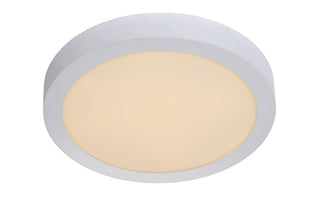 BRICE-LED - Plafonnière Badkamer - Ø 30 cm - LED Dimb. - 1x30W 3000K - IP44 - Wit