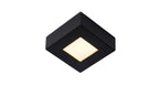 BRICE-LED - Ceiling light Bathroom - LED Dimmable - 1x8W 3000K - IP44 - Black