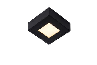 BRICE-LED - Ceiling light Bathroom - LED Dimmable - 1x8W 3000K - IP44 - Black