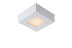 BRICE-LED - Plafonnière Badkamer - LED Dimb. - 1x8W 3000K - IP44 - Wit