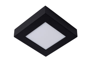 BRICE-LED - Ceiling light Bathroom - LED Dimmable - 1x15W 3000K - IP44 - Black