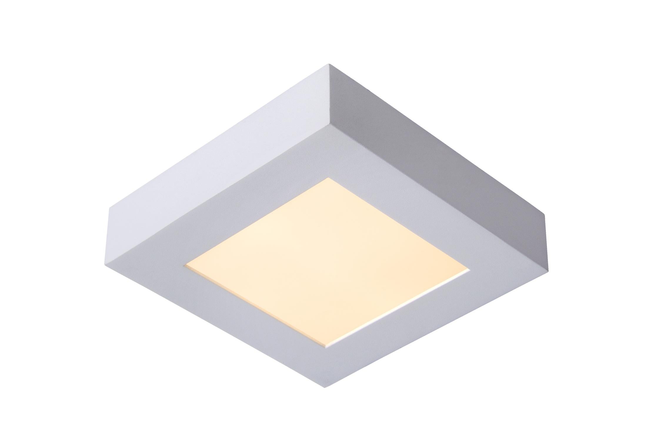 BRICE-LED - Plafonnière Badkamer - LED Dimb. - 1x15W 3000K - IP44 - Wit