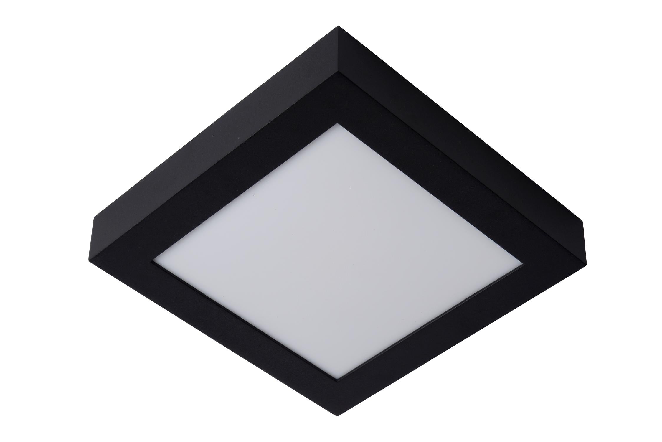 BRICE-LED - Ceiling light Bathroom - LED Dimmable - 1x22W 3000K - IP44 - Black