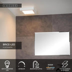 BRICE-LED - Plafonnière Badkamer - LED Dimb. - 1x22W 3000K - IP44 - Wit