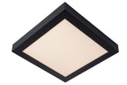 BRICE-LED - Plafonnier Salle de bain - LED Var. - 1x30W 3000K - IP44 - Noir