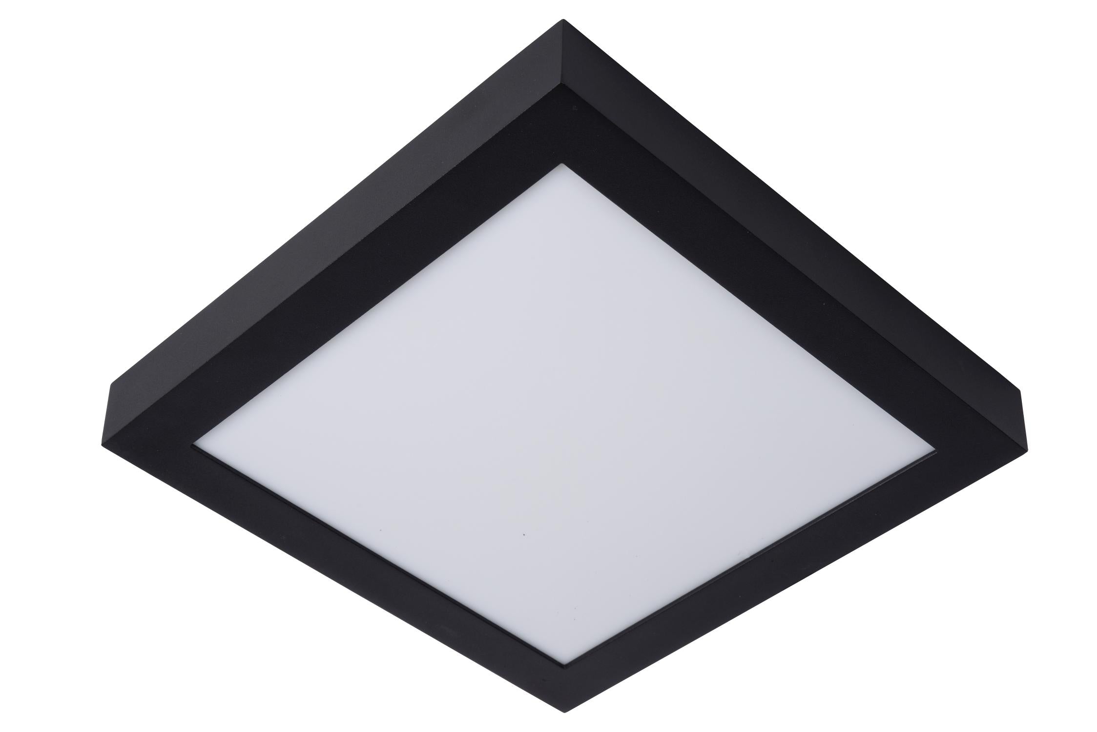 BRICE-LED - Plafonnier Salle de bain - LED Var. - 1x30W 3000K - IP44 - Noir