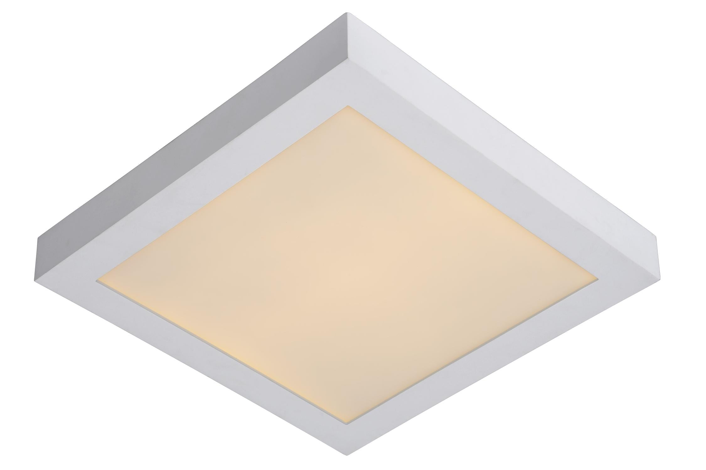 BRICE-LED - Ceiling light Bathroom - LED Dimmable - 1x30W 3000K - IP44 - White