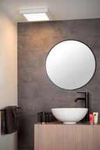 BRICE-LED - Ceiling light Bathroom - LED Dimmable - 1x30W 3000K - IP44 - White