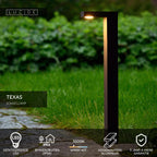 TEXAS - Lampe socle - LED - 1x7W 3000K - IP54 - Anthracite