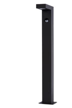 TEXAS-IR - Sokkellamp - LED - 1x7W 3000K - IP54 - Beweging & dag/nacht sensor (uitschakelbaar) - Antraciet