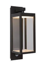 CLAIRETTE - Applique murale Intérieur/Extérieur - LED - 1x13W 3000K - IP54 - Détecteur de mouvement et jour/nuit - Anthracite