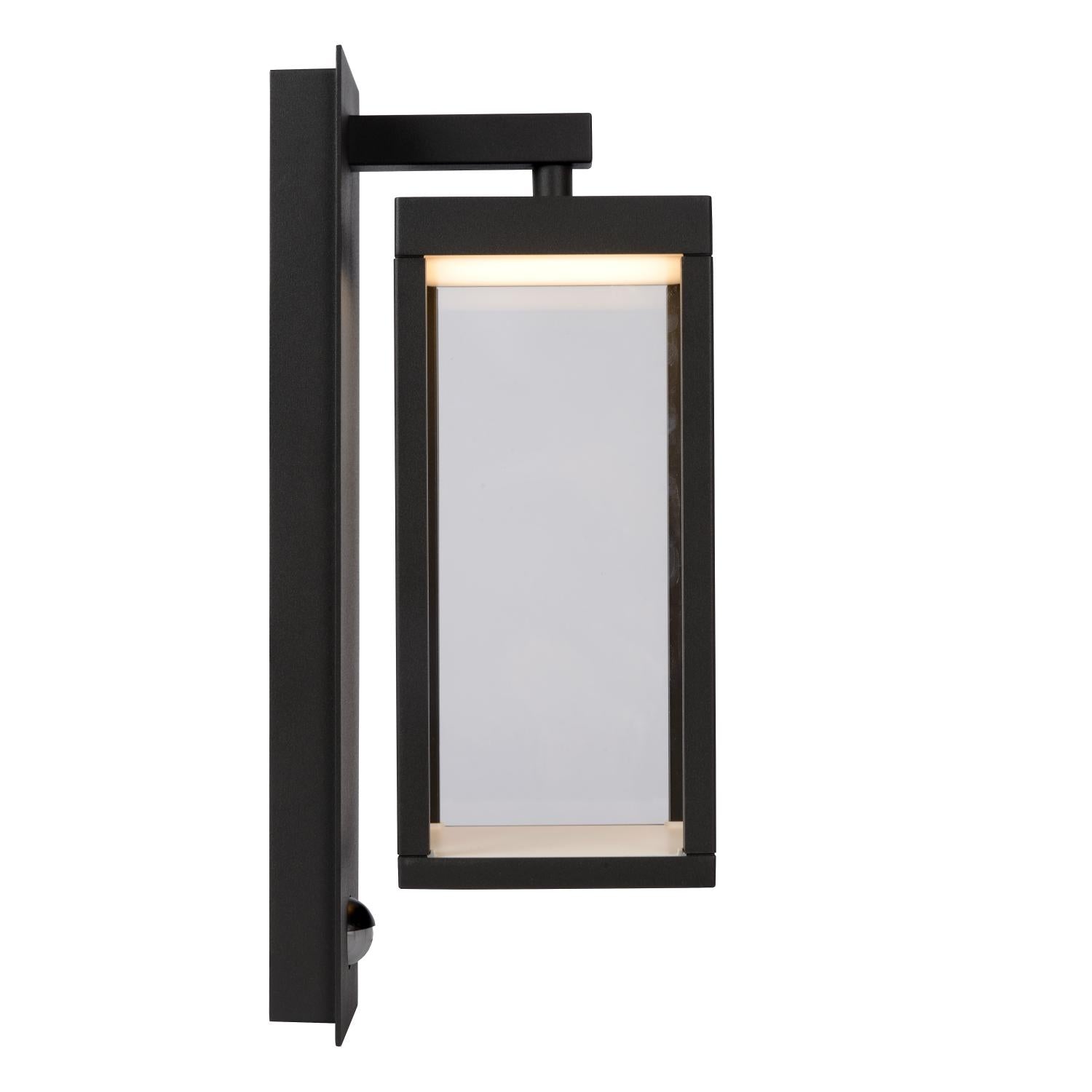 CLAIRETTE - Applique murale Intérieur/Extérieur - LED - 1x13W 3000K - IP54 - Détecteur de mouvement et jour/nuit - Anthracite