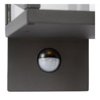CLAIRETTE - Applique murale Intérieur/Extérieur - LED - 1x13W 3000K - IP54 - Détecteur de mouvement et jour/nuit - Anthracite